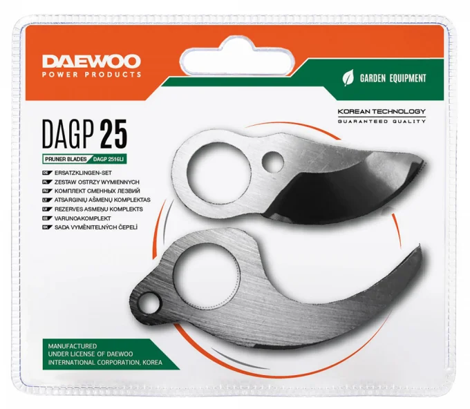 Комплект сменных лезвий для секатора DAEWOO DAGP 25-1