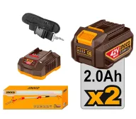 Цепная пила аккумуляторная INGCO PSLI42281 200 мм 42 В 2 Ач-2