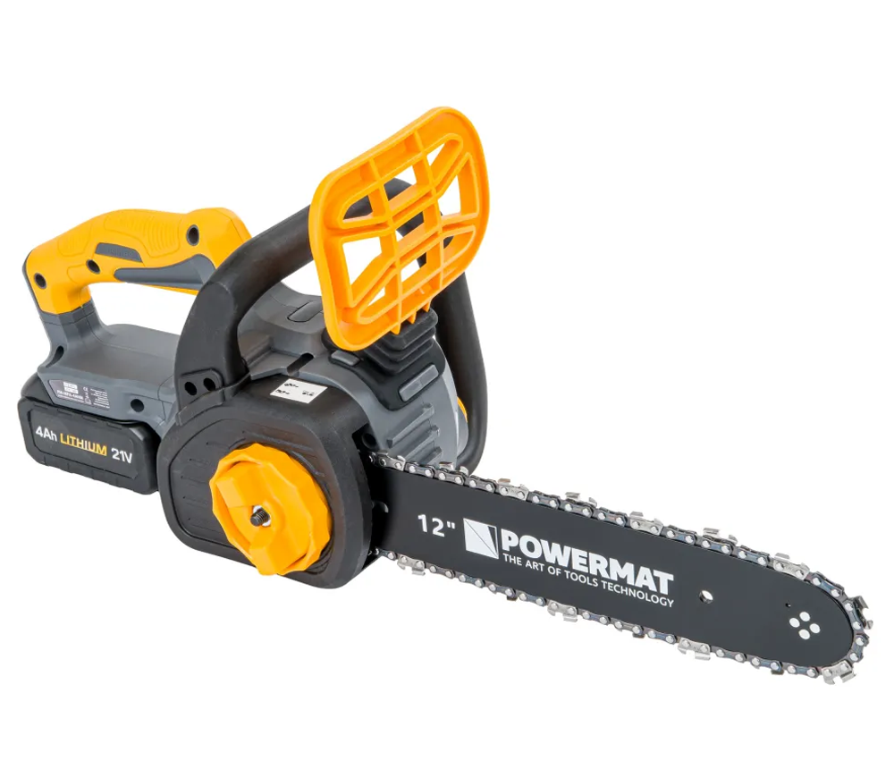 Fierăstrău cu lanț cu acumulator POWERMAT PM-MPA-4AHM 300 mm 21 V 4 Ah