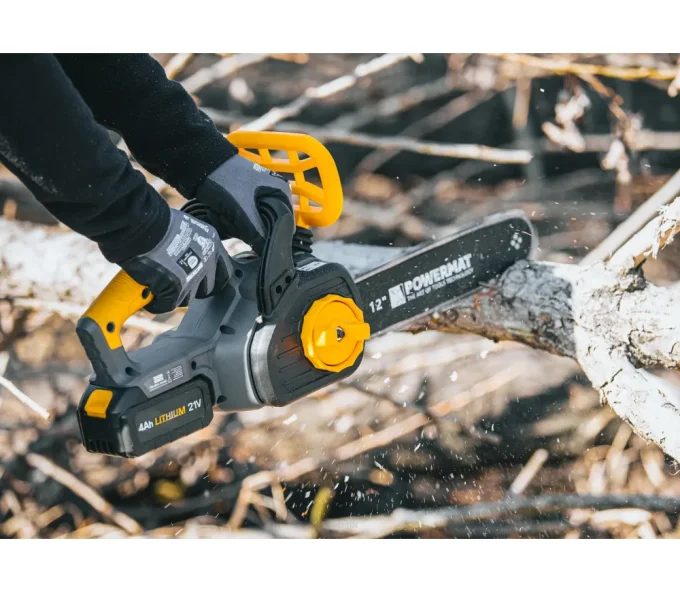 Fierăstrău cu lanț cu acumulator POWERMAT PM-MPA-4AHM 300 mm 21 V 4 Ah-10