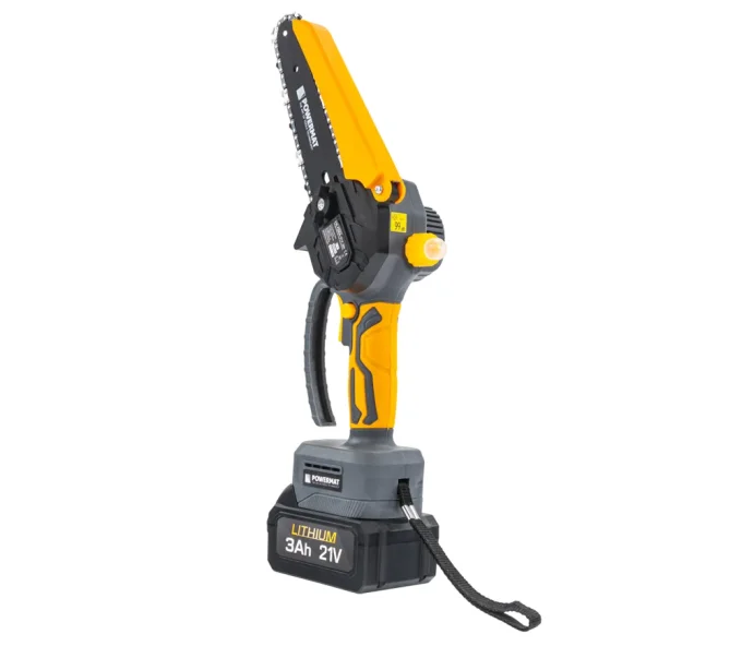 Set grădină pe acumulator POWERMAT PM-PSWA-21V-3M 3 în 1 cu ferăstrău, foarfecă și tijă telescopică-2