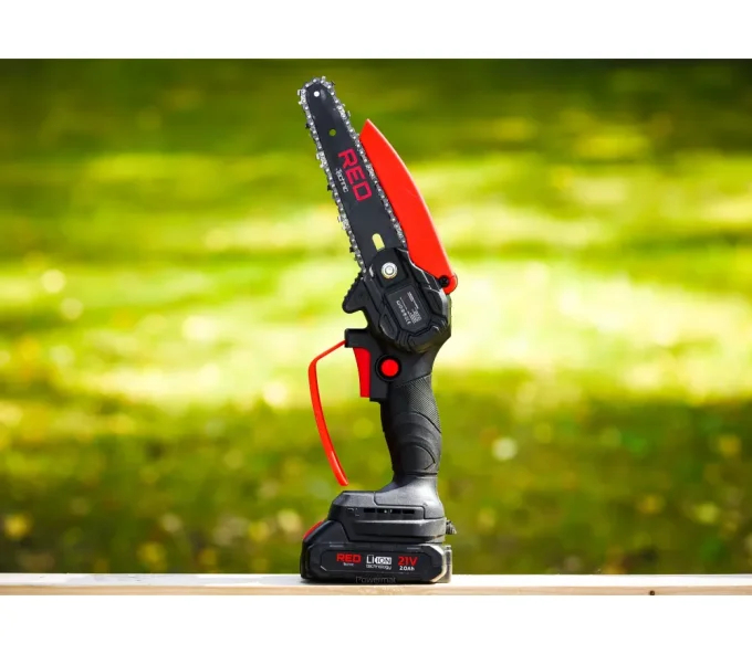Fierăstrău cu lanț cu acumulator RED Technic RTMPA0064 200, 150 mm 21 V 2 Ah-4