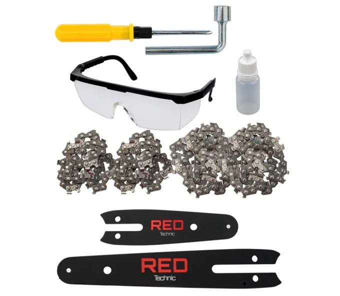 Fierăstrău cu lanț cu acumulator RED Technic RTMPA0064 200, 150 mm 21 V 2 Ah-7