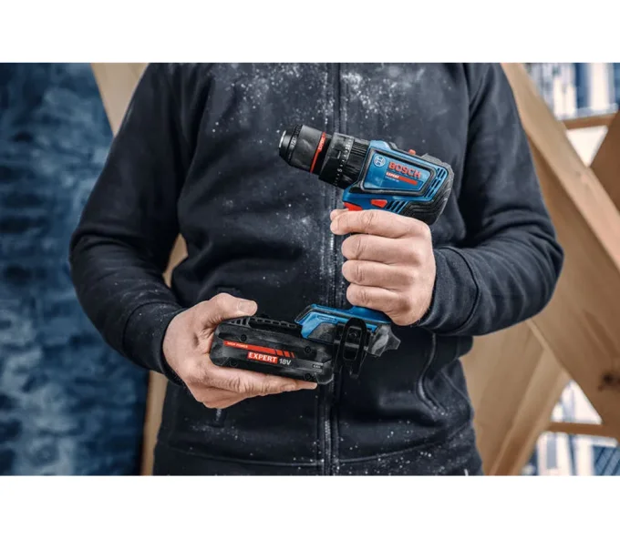 Mașină de înșurubat cu percuție cu acum. BOSCH EXSB18V-90 18 V 4 Ah-5