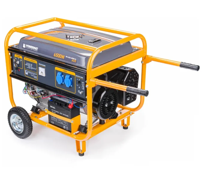 Generator electric POWERMAT PM-AGR-6500M-EL 6.5 kw Benzină AVR-1