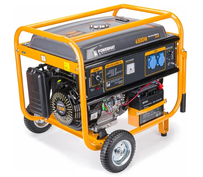 Generator electric POWERMAT PM-AGR-6500M-EL 6.5 kw Benzină AVR-2