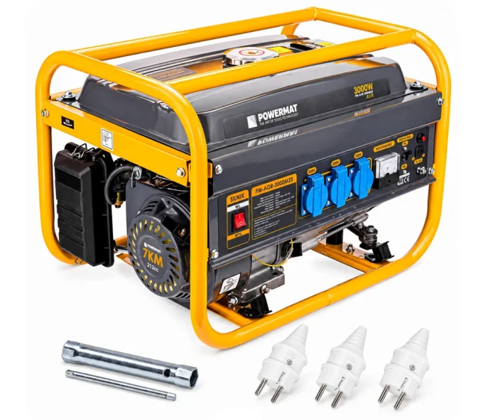 Generator electric POWERMAT PM-AGR-3000M2S 3 kw Benzină AVR-1
