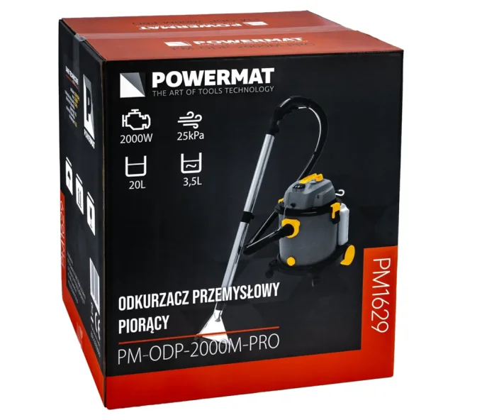 Моющий промышленный пылесос POWERMAT PM-ODP-2000M-PRO 2000 вт 250 мбар 20 л-4