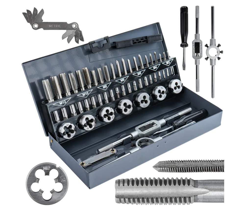 Набор метчиков POWERMAT PM-ZNG-32T M3-M12 0.7, 0.8, 1, 1.25, 0.5, 1.5, 1.75 мм