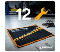 Набор комбинированных ключей POWERMAT PM-KPLO-12SU-PRO 6-22 mm-5