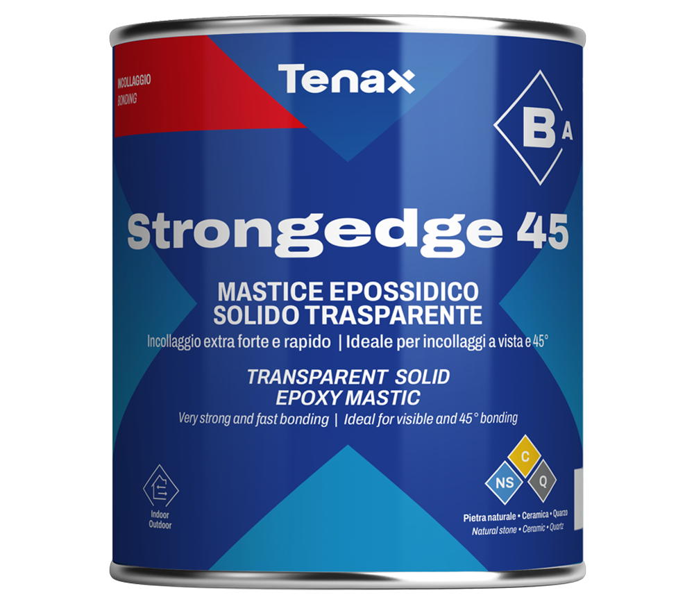 Adeziv epoxid mastic transparent Tenax Strongedge 45 B 0.5 kg