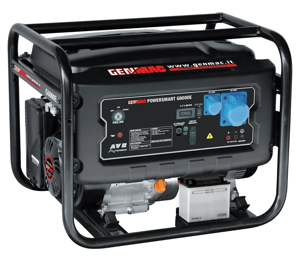 Generator electric GENMAC  G6000E ATS 6 kw Benzină AVR