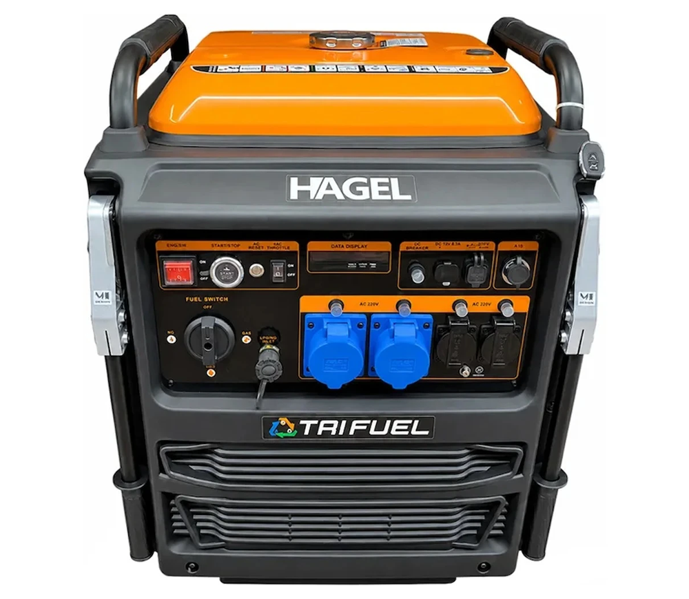 Generator electric HAGEL TRIFUEL LT12000iSE 11 kw Benzină, Gaz Invertor