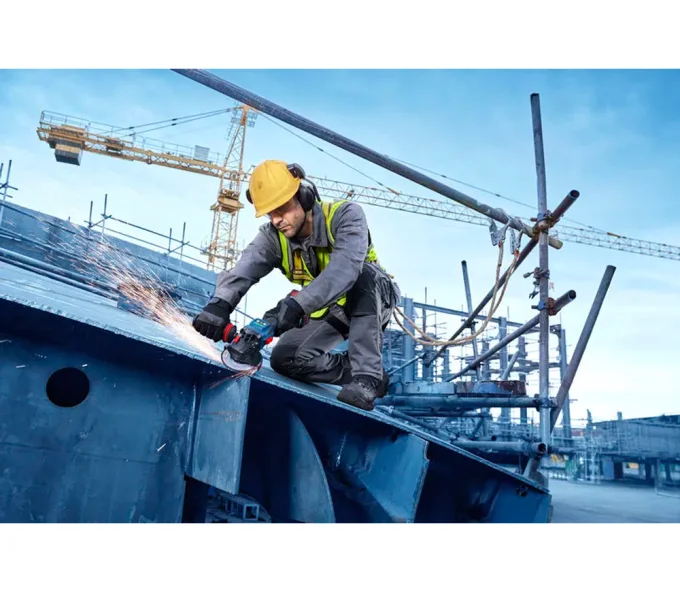 Угловая шлифмашина аккумуляторная (без АКБ) BOSCH EXWS18V-15S 125 мм 18 В-3
