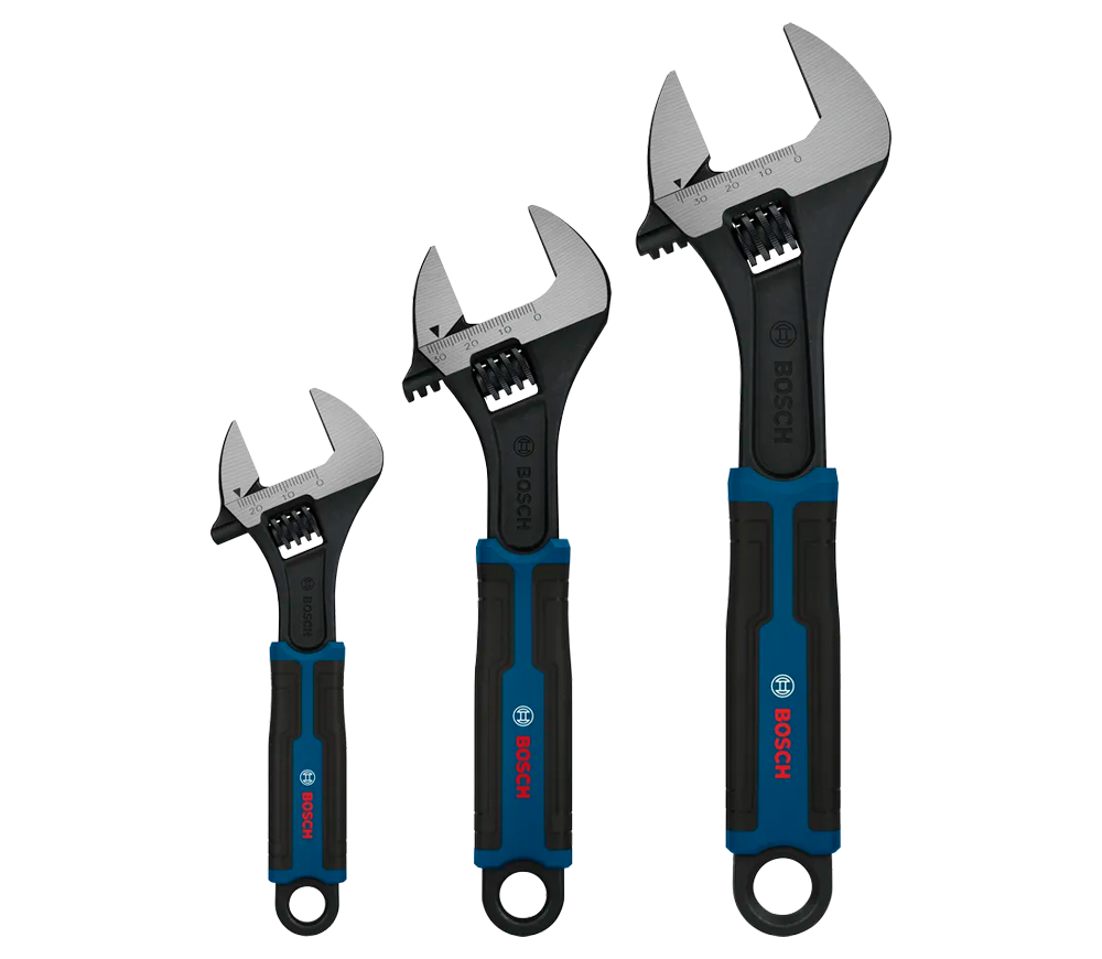 Set 3 chei reglabile BOSCH 1600A03B2J 32 mm 150/200/250 mm