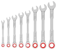 Set 8 chei combinate cu clichet BOSCH 1600A03AG5 8-19 mm-1
