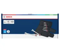 Set 8 chei combinate cu clichet BOSCH 1600A03AG5 8-19 mm-3