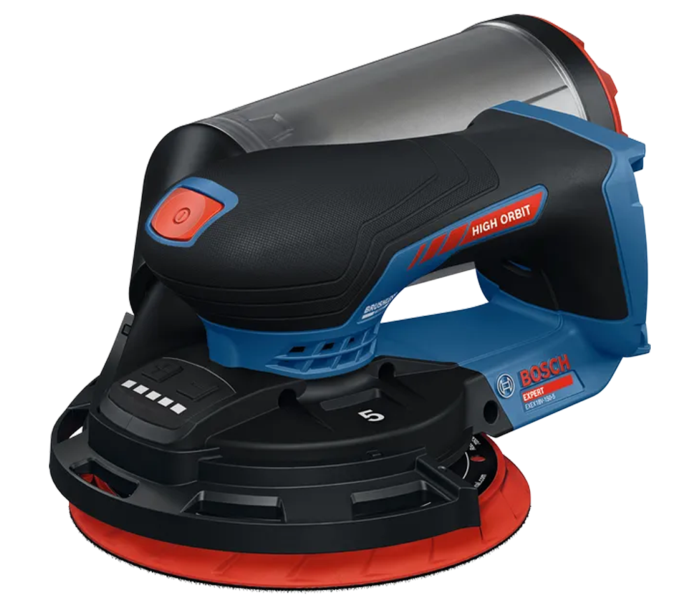 Mașină de șlefuit excentrică fără fir (fără bat) BOSCH EXEX18V-150-5 150 mm 18 V