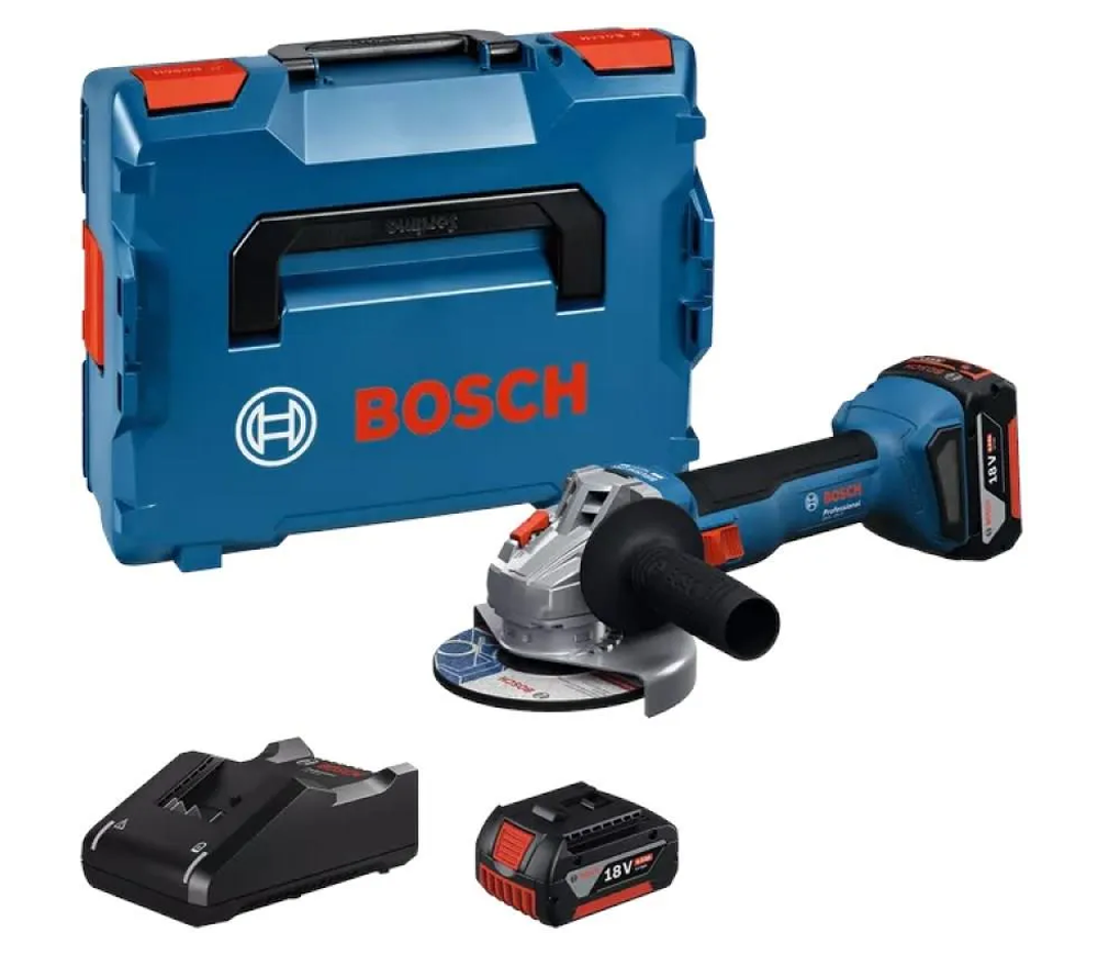 Угловая шлифмашина аккумуляторная BOSCH GWS 18V-8 125 мм 18 В 5 Ач