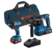 Набор аккумуляторных инструментов BOSCH GSR 18V-45 + GBH 18V-22-1