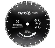 Disc de tăiat cu diamant YATO YT60271 400 mm Segmentat Piatră, Beton, Granit, Cărămidă, Asfalt, Beton celular-1