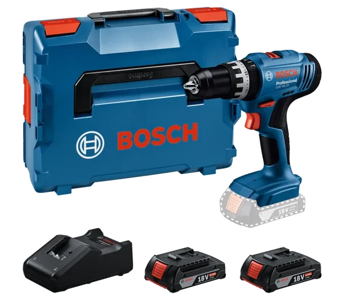 Шуруповёрт аккумуляторный ударный BOSCH 06019K9302 18 В 2 Ач-1